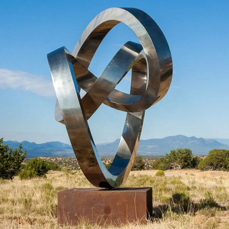 Modern Art Stainless Steel Large Outdoor Sculpture