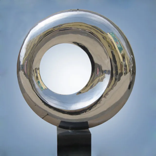 Garden Ring Sculpture Stainless Steel Ring Sculpture
