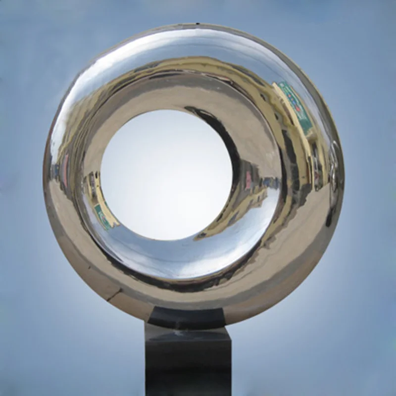 Garden Ring Sculpture Stainless Steel Ring Sculpture