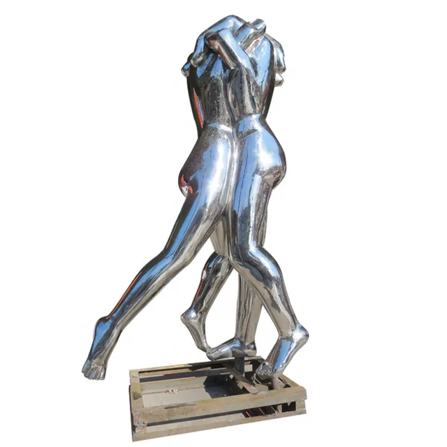 High-quality modern Abstract Art nude woman stainless steel statue