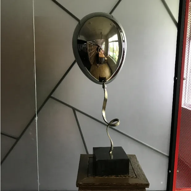 Contemporary Art Stainless Steel colored Metal Balloon Sculpture