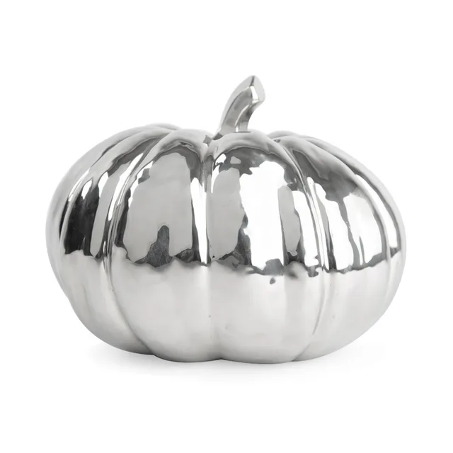 Indoor Decoration Stainless Steel Art Pumpkin Sculpture
