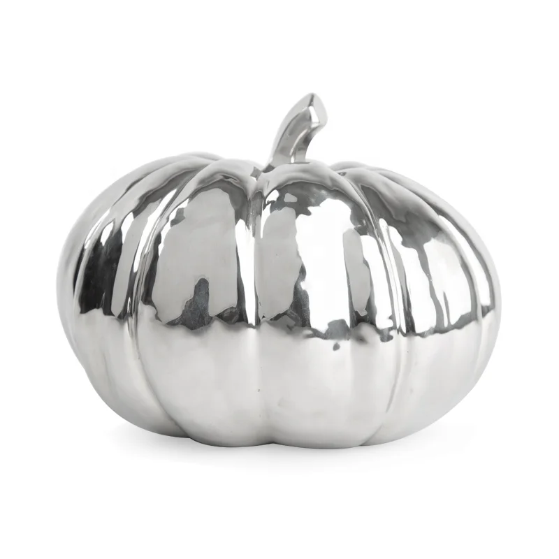 Indoor Decoration Stainless Steel Art Pumpkin Sculpture