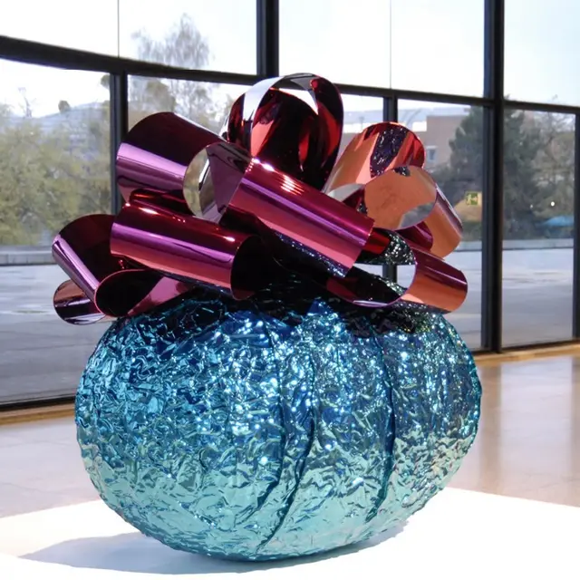 Interior Art Decoration Modern Stainless Steel Sculpture