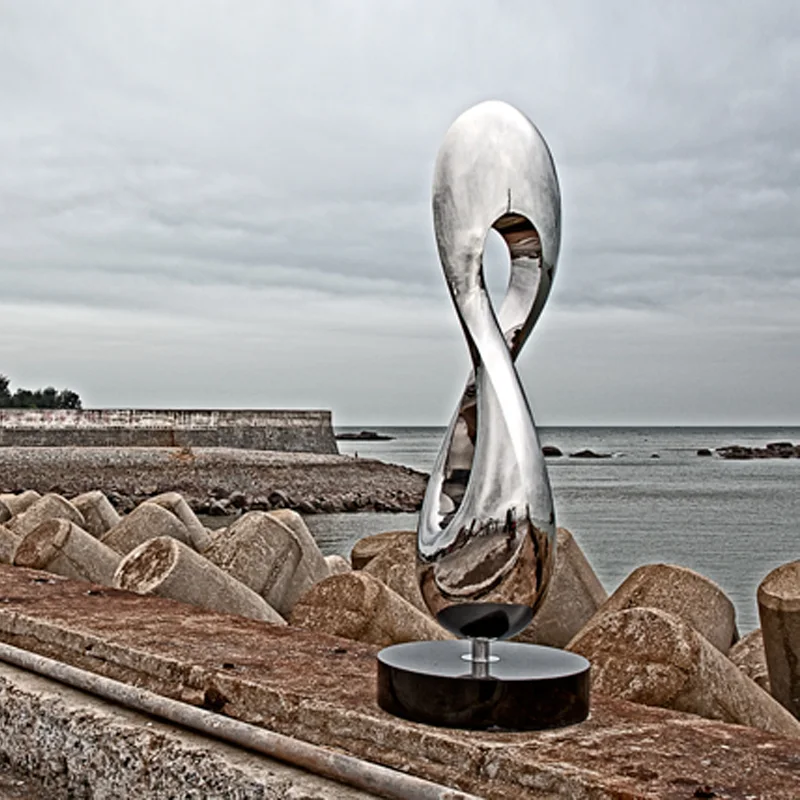 Outdoor Modern Large Stainless Steel Garden Sculpture for Sale 3-9 Meters are available