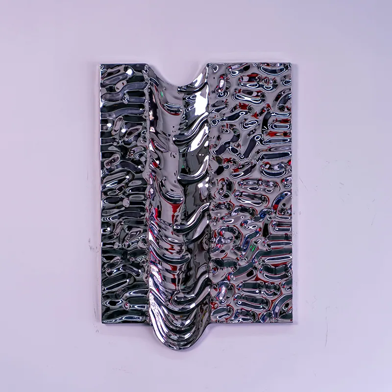 Metal wall pictures decorations stainless steel wall Sculpture
