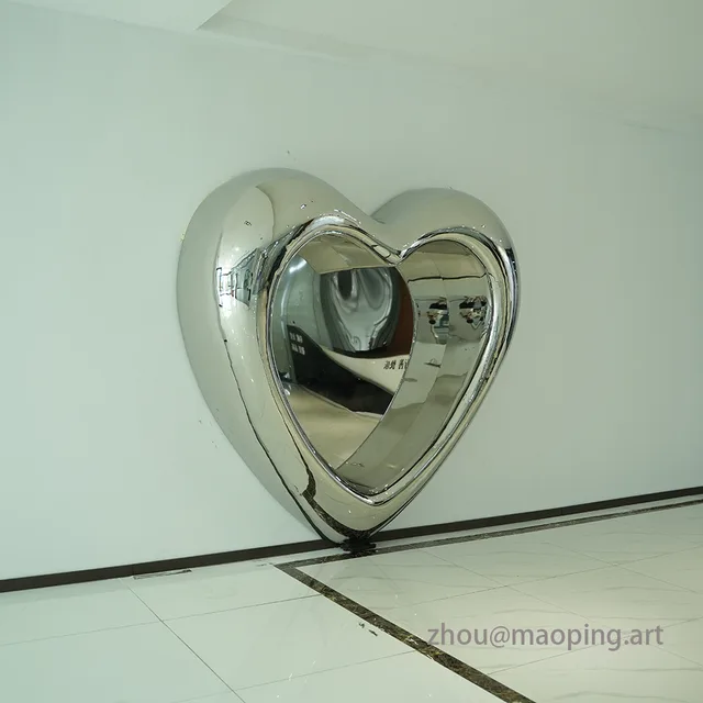 Interior home decoration art stainless steel wall sculpture