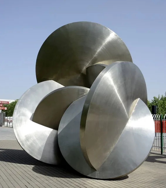 Courtyard Decoration Stainless Steel Sculpture Modern 2