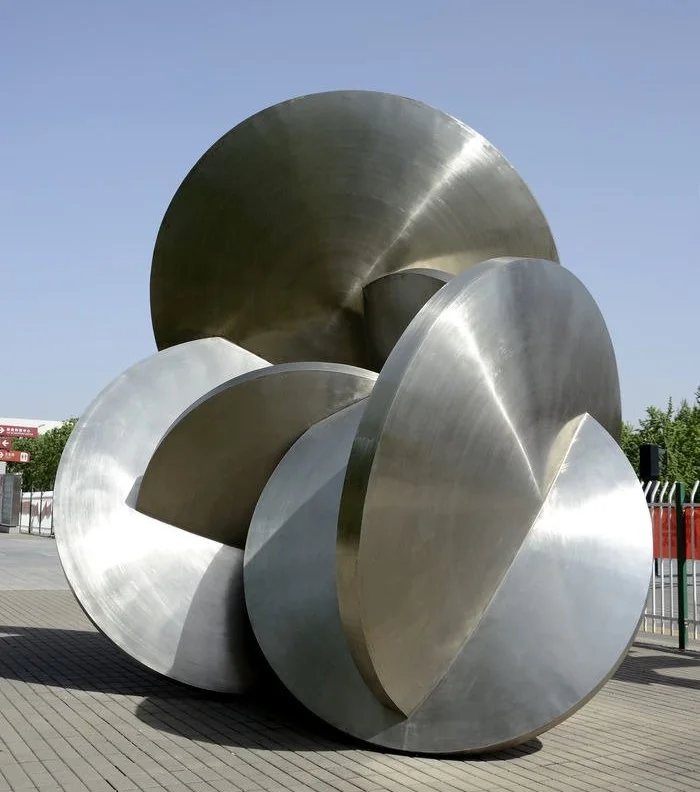 Courtyard Decoration Stainless Steel Sculpture Modern 2