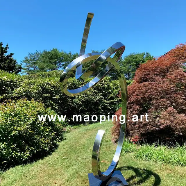 8 feet Large Outdoor Abstract Metal Sculpture