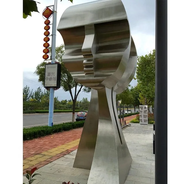 Modern Decoration Steel Hug statue Stainless Steel Hug Sculpture