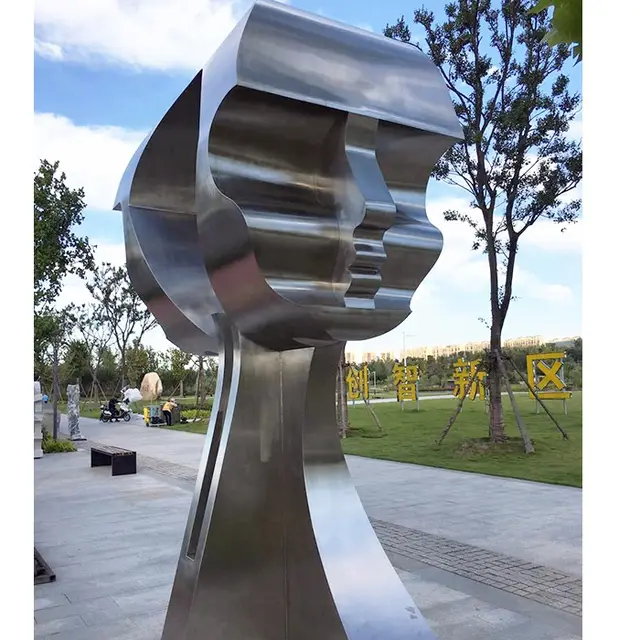Large Outdoor Metal Garden Stainless Steel Art Wholesale Man Sculpture