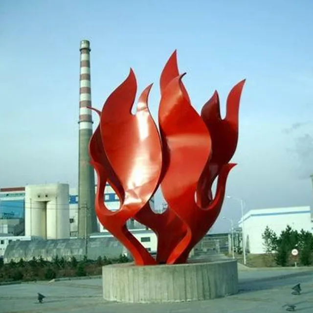 Large Painted Finish Modern Outdoor Islamic Sculpture For Sale
