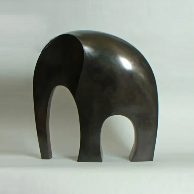 Life Size Animal Garden Decoration Bronze Elephant Sculpture
