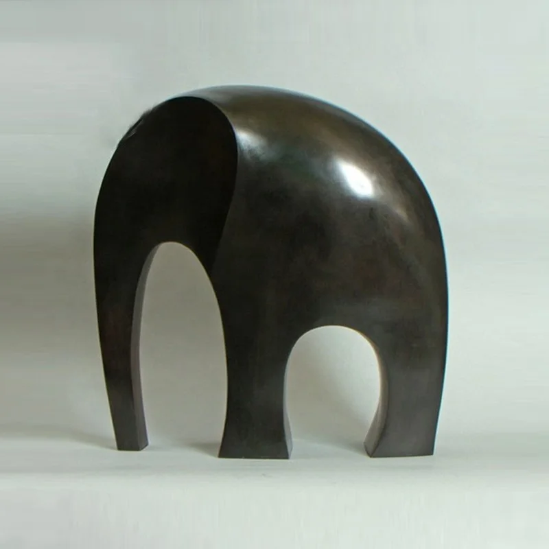 Life Size Animal Garden Decoration Bronze Elephant Sculpture