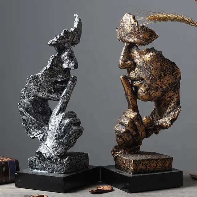 Life Size Bronze Metal Figure Face Sculpture