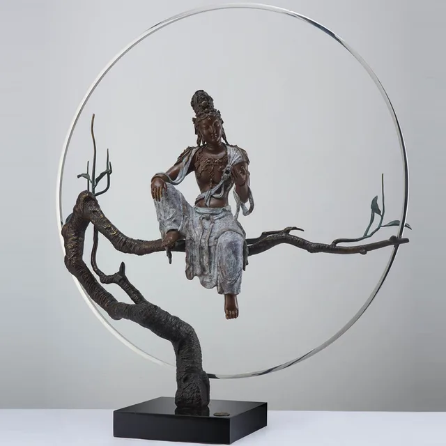 Life Size Home Decoration Bronzen beelden sculpture Metal Buddha Statue It can be customized according to your design. A