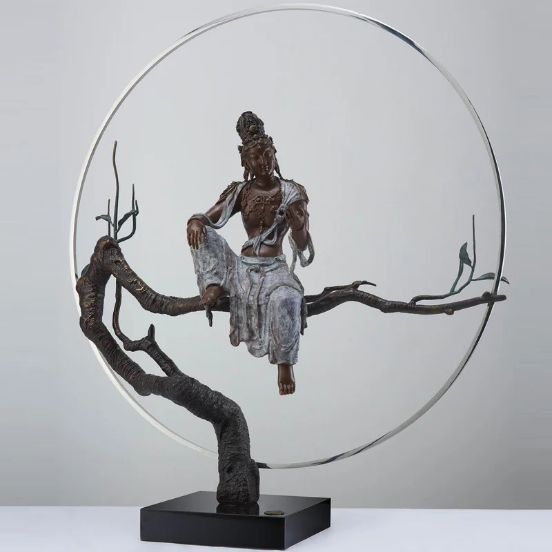 Life Size Home Decoration Bronzen beelden sculpture Metal Buddha Statue It can be customized according to your design. A