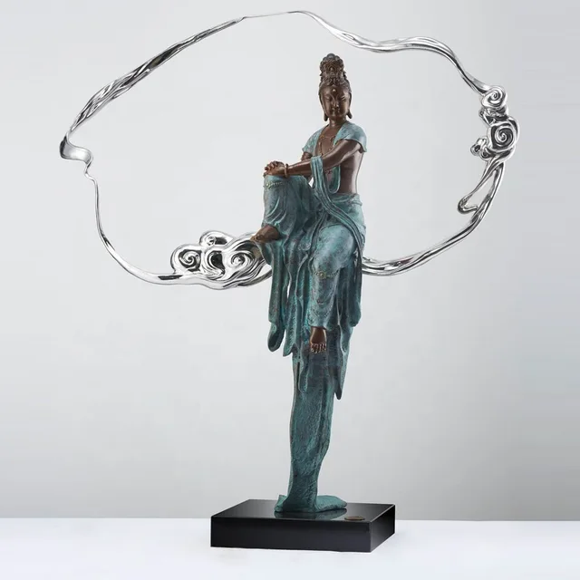 Life Size Home Decoration Bronzen beelden sculpture Metal Buddha Statue It can be customized according to your design. A