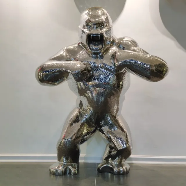 Stainless Steel Giant Animal Crab Sculpture seen from another angle