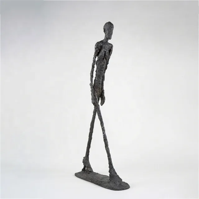 Metal Bronze Sitting Ballet Dancer Statues in close view