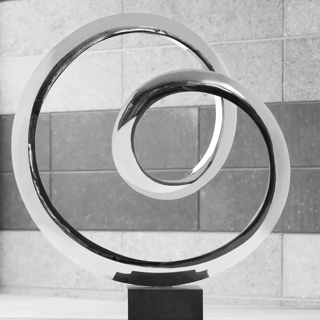 Luxury Home Decoration Piece Abstract Metal Art Modern Sculpture
