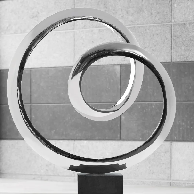 Luxury Home Decoration Piece Abstract Metal Art Modern Sculpture