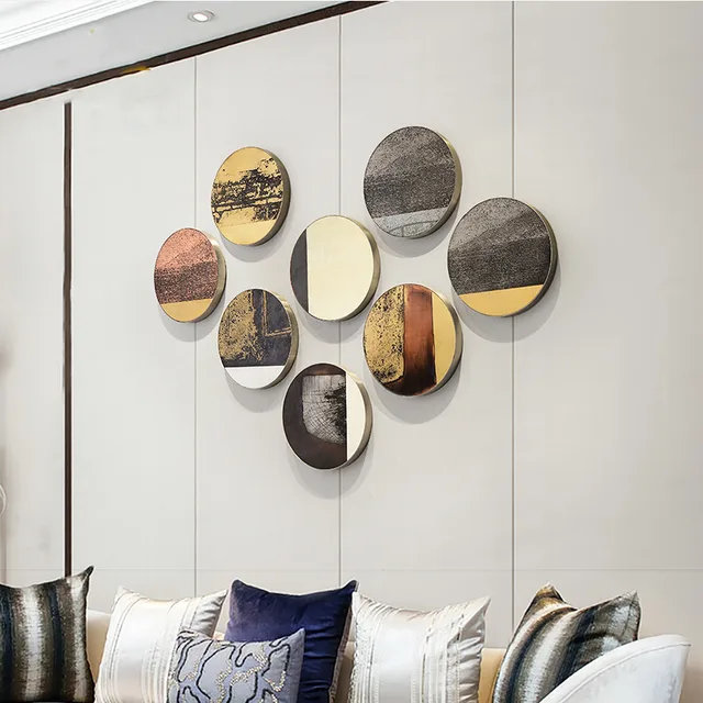 Indoor office home decoration stainless steel screen sculpture shown in its setting