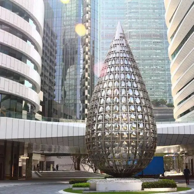 Metal Stainless Steel Decorative Large Outdoor Sculpture