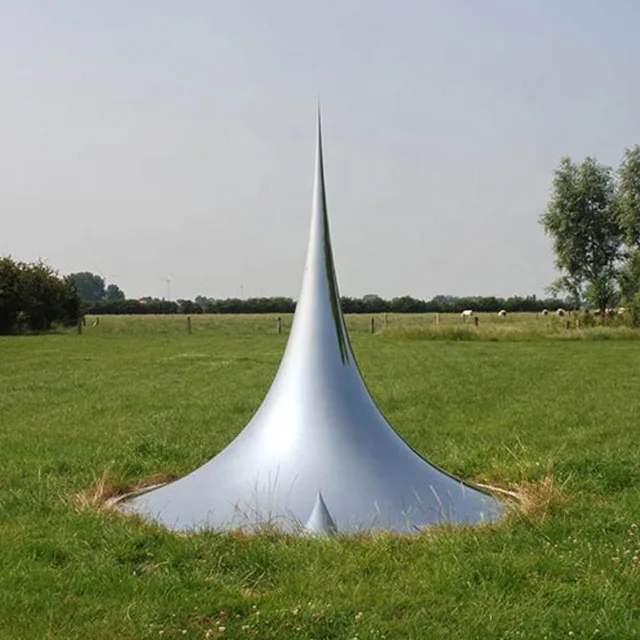 Mirror Polished Garden Stainless Steel Large Outdoor Art Sculpture