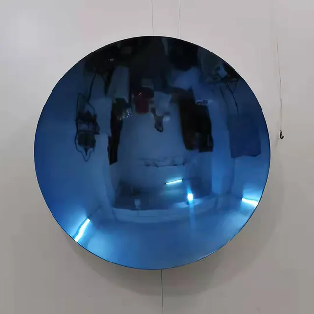 Seven Stars Concave Mirror Wall Sculpture from the side