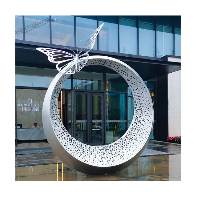 Modern Art Large Garden Stainless Steel Sculpture