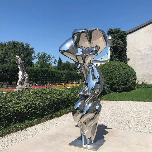 Modern Art Outdoor Large Metal Sculptures Abstract Stainless Steel Sculpture