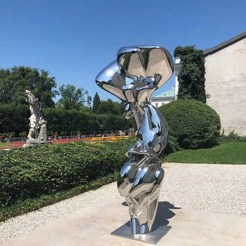 Modern Art Outdoor Large Metal Sculptures Abstract Stainless Steel Sculpture
