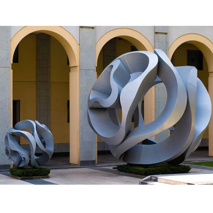 Modern Art Outdoor Stainless Steel Sculpture Hollow sphere