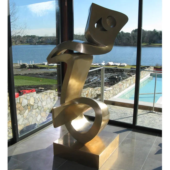 Modern Decoration Art Stainless Steel Arabic Sculpture