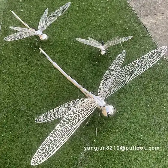 Modern Simple Stainless Steel Light Luxury Butterfly Sculpture Hotel Exhibition Hall Metal Decoration Ornaments Crafts f