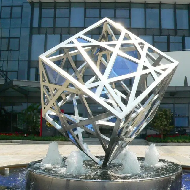 Stainless Steel Large Outdoor Metal Abstract Art Decoration