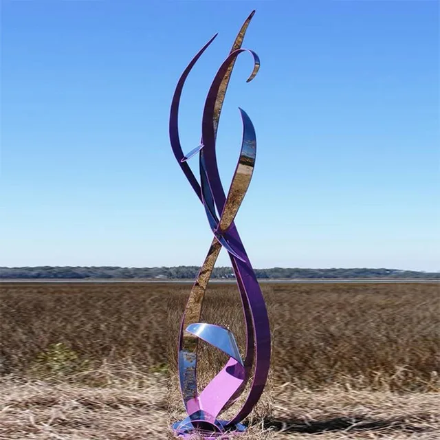 New Large Modern City Urban Decoration Abstract Stainless Steel Sculpture