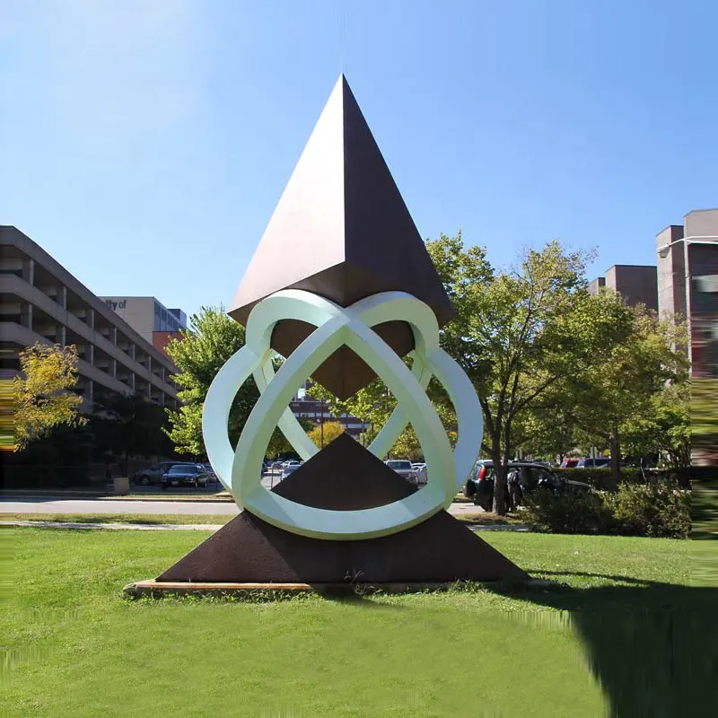 Outdoor Decoration Sculpture Stainless Steel Campus Sculpture