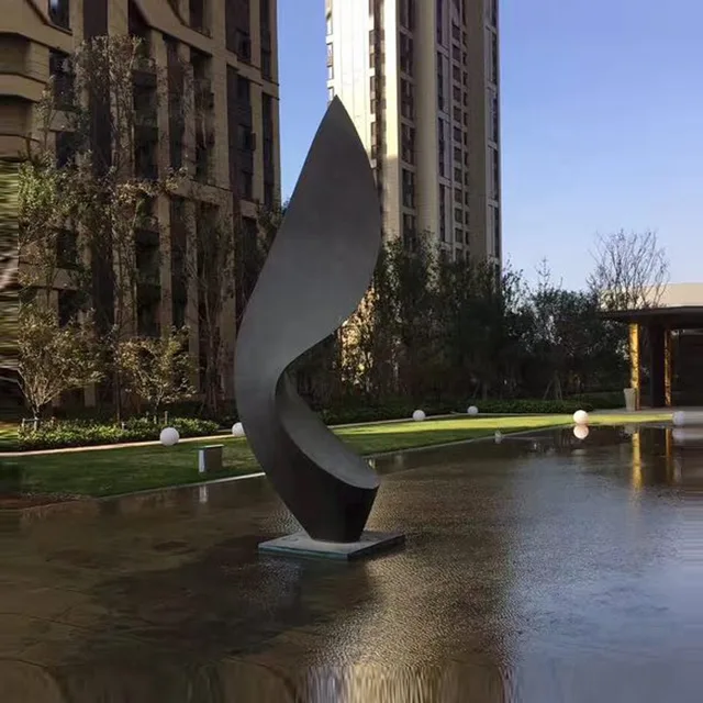 Outdoor Decoration Stainless Steel Flame Sculpture 3-9 Meters are available