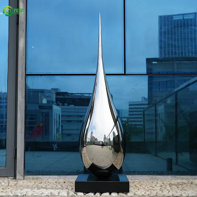 Outdoor Landscape Artwork Stainless Steel Sculpture