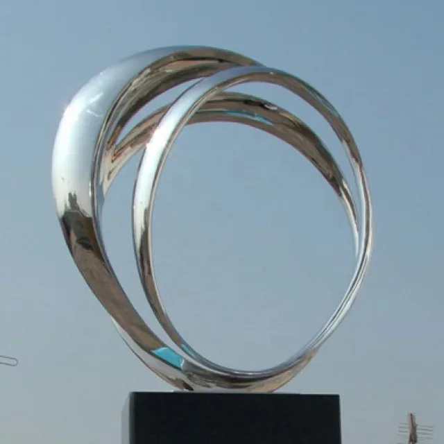 Outdoor Metal Garden Art Wholesale Sculpture Stainless Steel Abstract