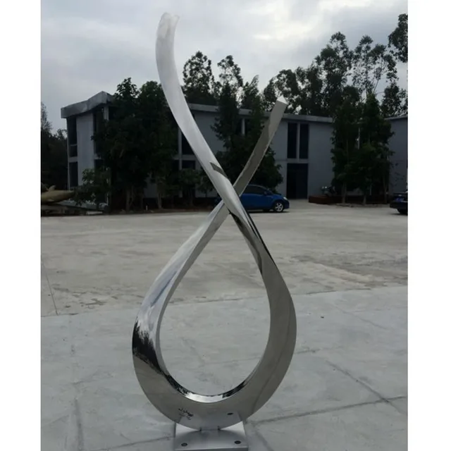 Large Modern City Urban Decoration Abstract Stainless Steel Sculpture