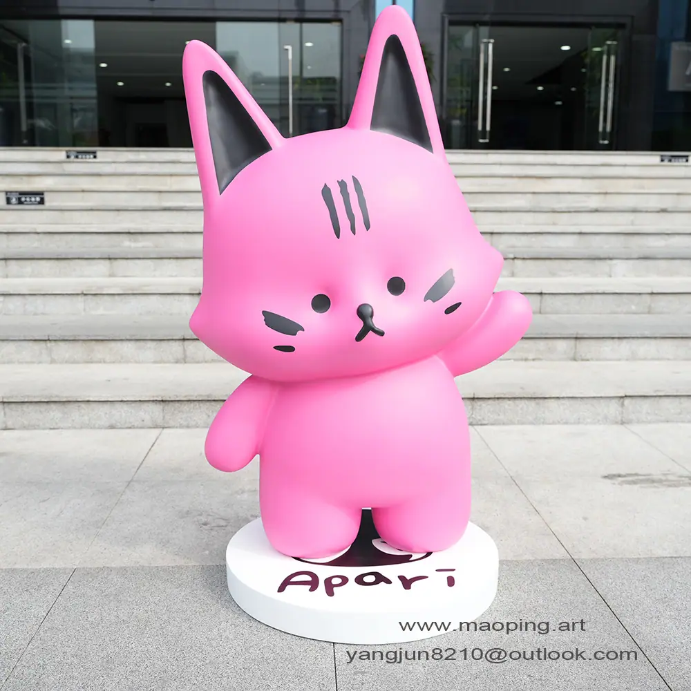 Outdoor square park playground museum architectural landscape artwork stainless steel cartoon sculpture
