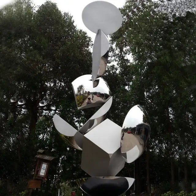 Modern Art Luxury Decoration Stainless Steel Sculpture