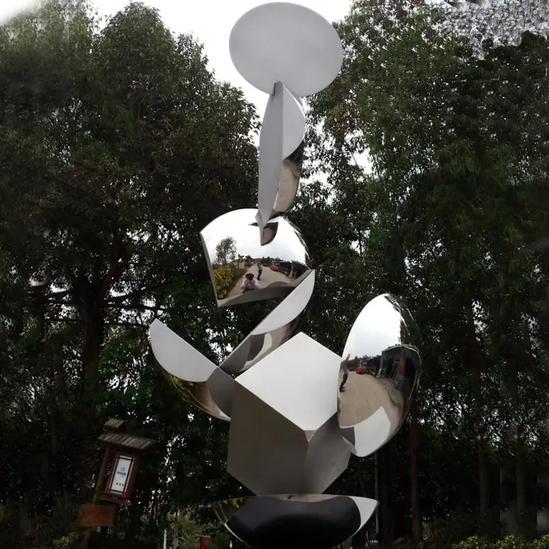 Modern Art Luxury Decoration Stainless Steel Sculpture