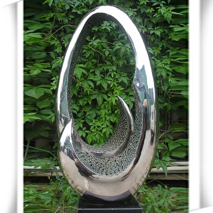 Landscape Decoration Large Stainless Steel Sculpture