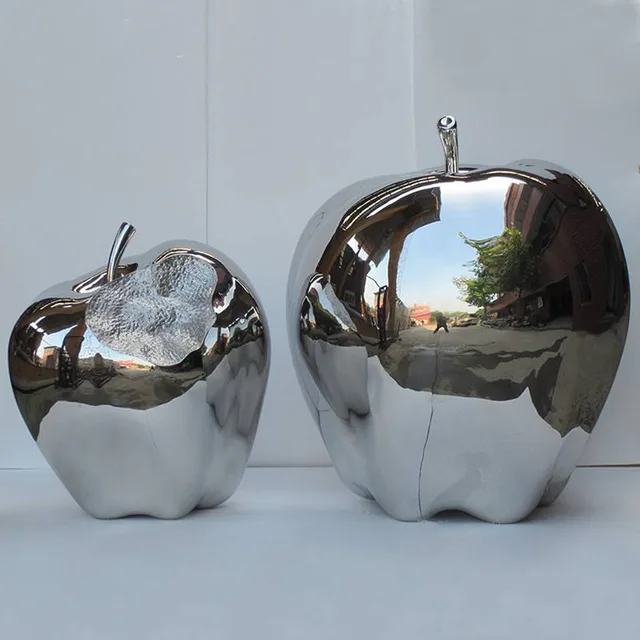 Outdoor Stainless Steel Garden Abstract Mirror Polished Sculpture