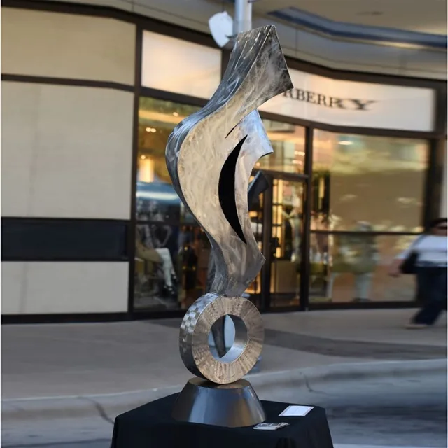 Pubilc Decoration Stainless Steel Fire Sculpture
